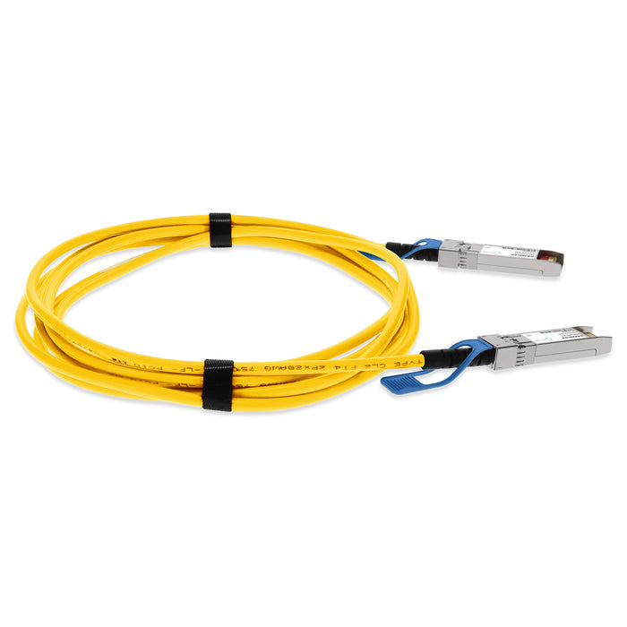 Cisco Compatible TAA 25GBase-CU SFP28 to SFP28 Yellow Direct Attach Cable (Passive Twinax, 2m)