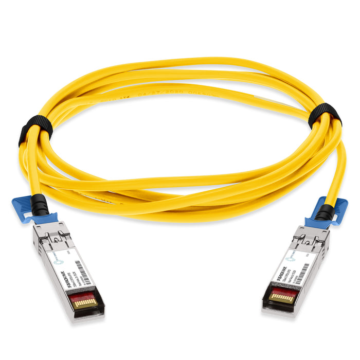 Cisco Compatible TAA 25GBase-CU SFP28 to SFP28 Yellow Direct Attach Cable (Passive Twinax, 2m)