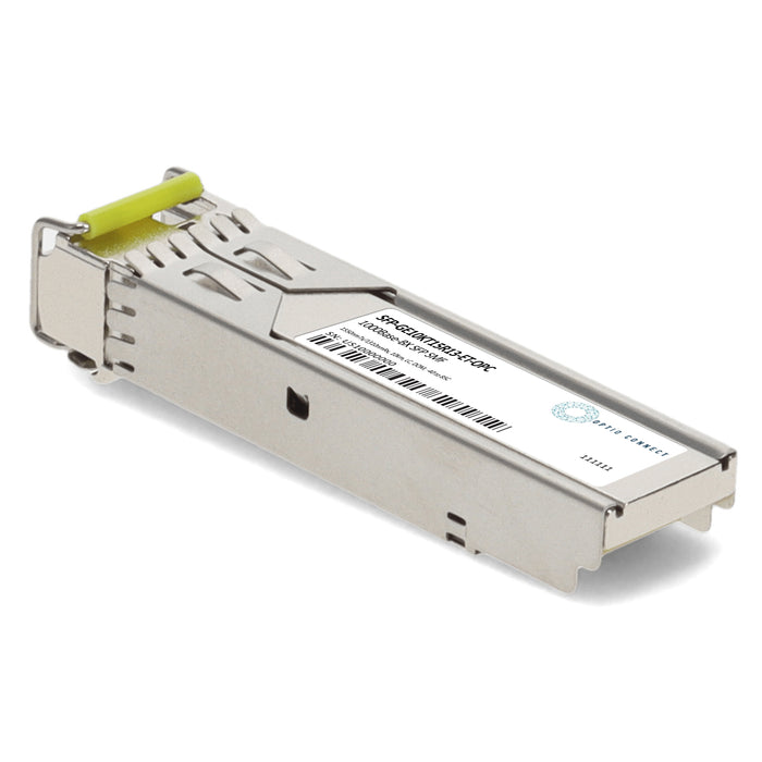Juniper Networks® Compatible TAA 1000Base-BX SFP Transceiver (SMF, 1550nmTx/1310nmRx, 10km, LC, DOM, -40 to 85C)