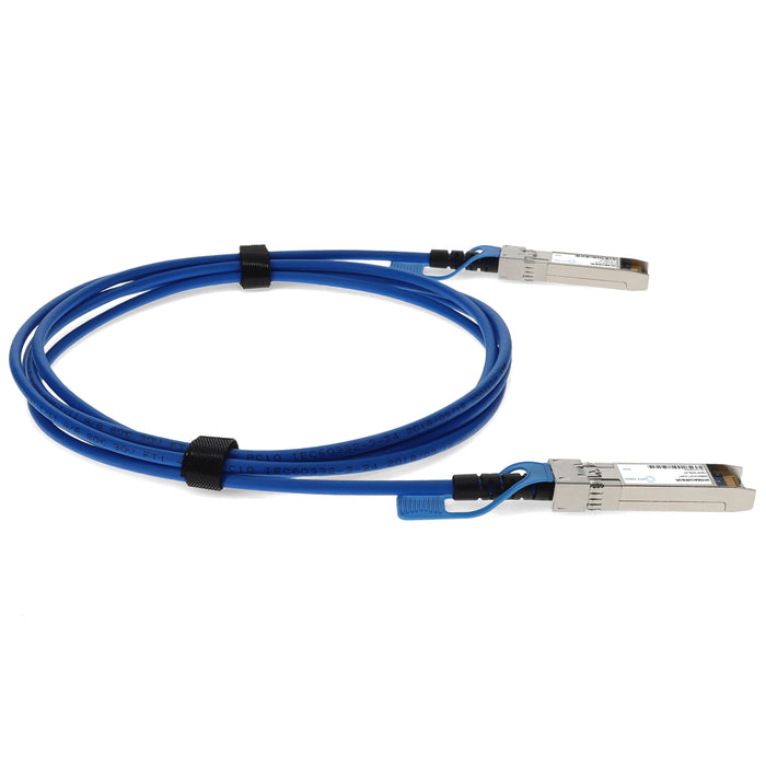 Cisco SFP-H10GB-CU2M Compatible TAA Compliant 10GBase-CU SFP+ Direct Attach Cable (Passive Twinax, 2m, Blue)