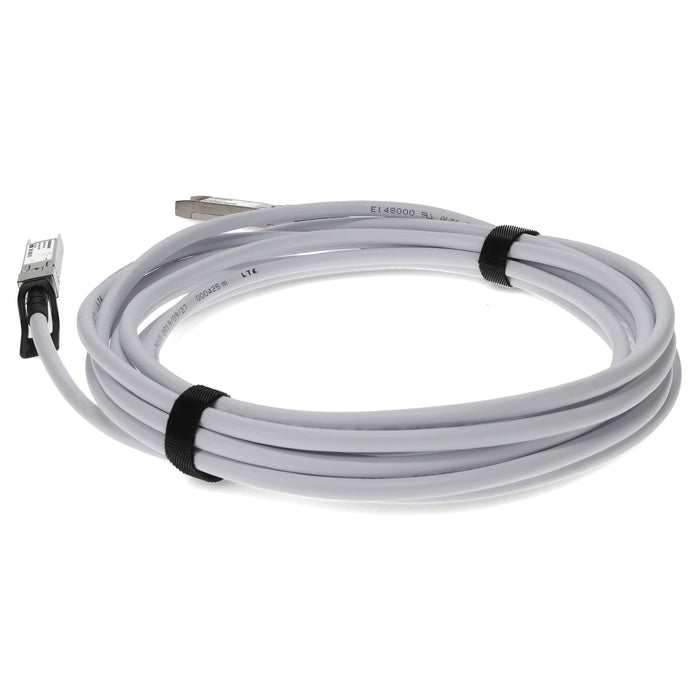 Cisco SFP-H10GB-CU3M Compatible TAA Compliant 10GBase-CU SFP+ White Direct Attach Cable (Twinax DAC, 3m, Passive)