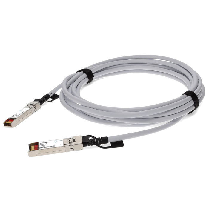 Cisco SFP-H10GB-CU5M Compatible TAA Compliant 10GBase-CU SFP+ Direct Attach Cable (Passive Twinax, 5m, White)