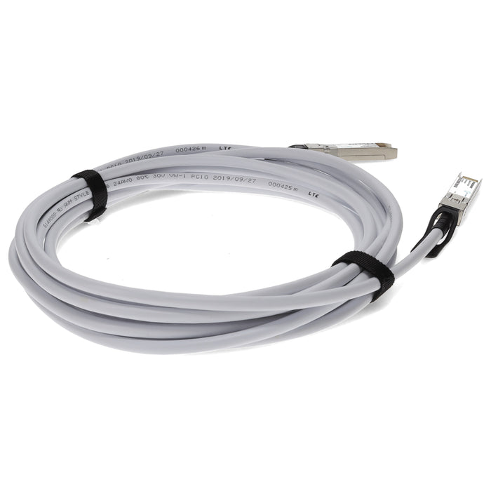 Cisco SFP-H10GB-CU5M Compatible TAA Compliant 10GBase-CU SFP+ Direct Attach Cable (Passive Twinax, 5m, White)