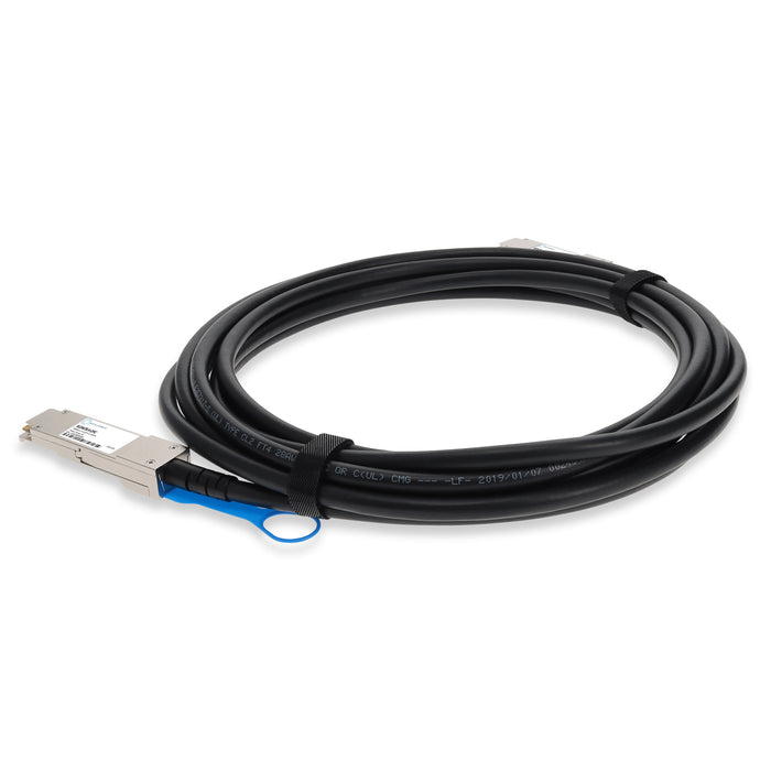Intel Compatible TAA Compliant 40GBase-CU QSFP+ Direct Attach Cable (Passive Twinax, 4m)