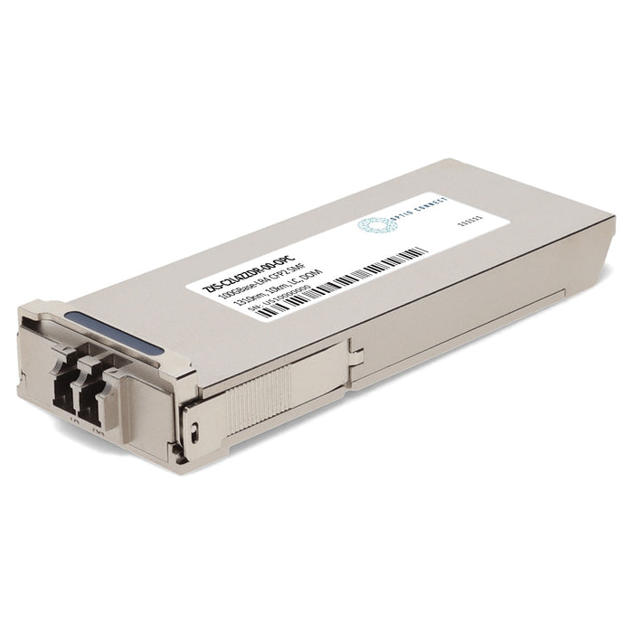 Tellabs® ZXS-C2L4ZZDR-00 Compatible TAA Compliant 100GBase-LR4 CFP2 Transceiver Dual-Rate (SMF, 1310nm, 10km, LC, DOM)