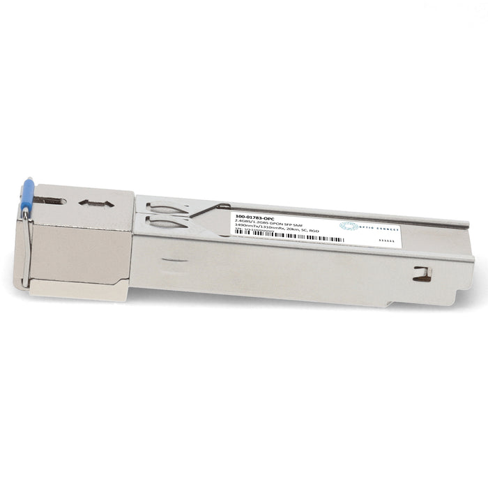 Calix® 100-01783 Compatible TAA 2.4Gbs/1.2Gbs-B+ SFP Transceiver (SMF, 1490nmTx/1310nmRx, 20km, SC, -40 to 85C)