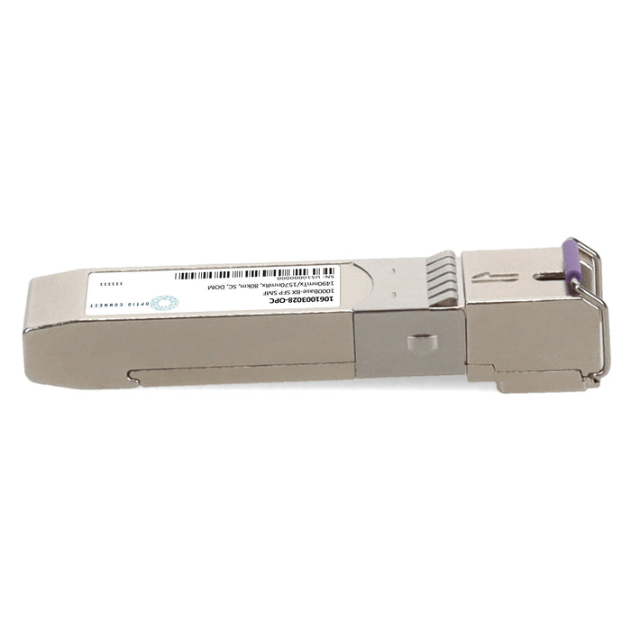 ADVA® 1061003028 Compatible TAA 1000Base-BX SFP Transceiver (SMF, 1490nmTx/1570nmRx, 80km, SC, DOM)