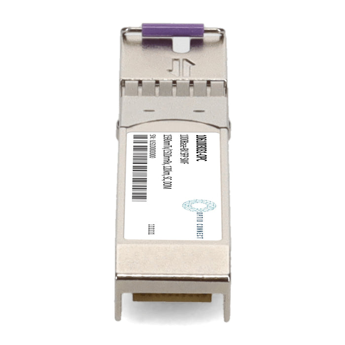 ADVA® 1061003031 Compatible TAA 1000Base-BX SFP Transceiver (SMF, 1590nmTx/1510nmRx, 120km, SC, DOM)