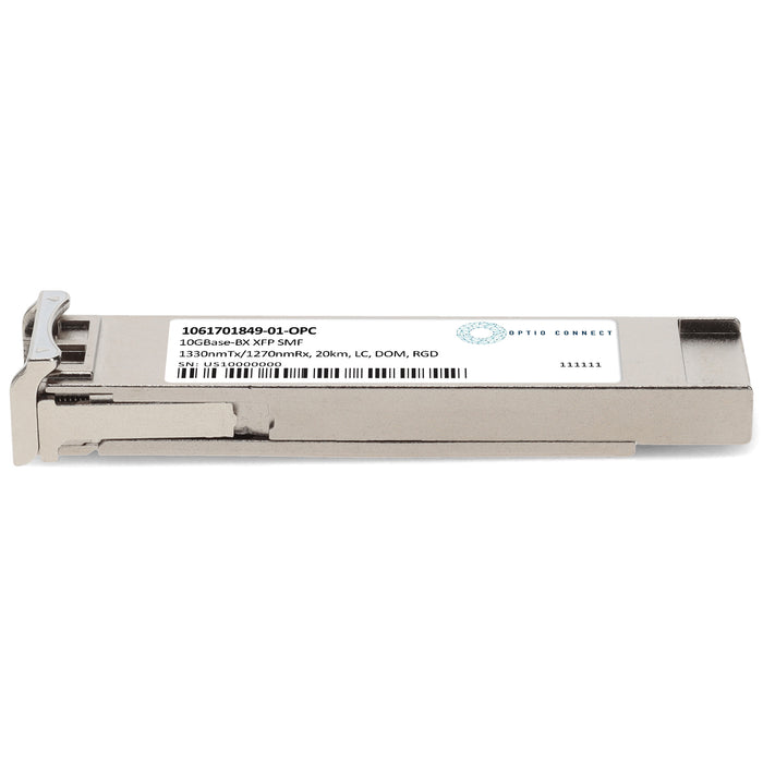 ADVA® 1061701849-01 Compatible TAA 10GBase-BX SFP+ Transceiver (SMF, 1330nmTx/1270nmRx, 20km, LC, DOM, -40 to 85C)