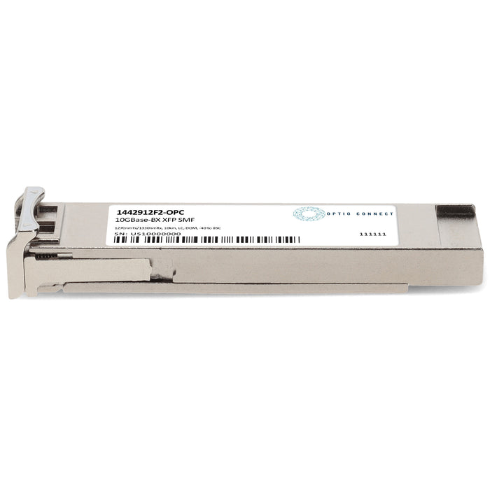ADTRAN® 1442912F2 Compatible TAA 10GBase-BX XFP Transceiver (SMF, 1270nmTx/1330nmRx, 10km, LC, DOM, -40 to 85C)