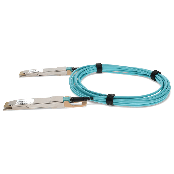 Ciena 160-9660-003 Compatible TAA 400GBase-AOC QSFP-DD to QSFP-DD Active Optical Cable (850nm, MMF, 3m)