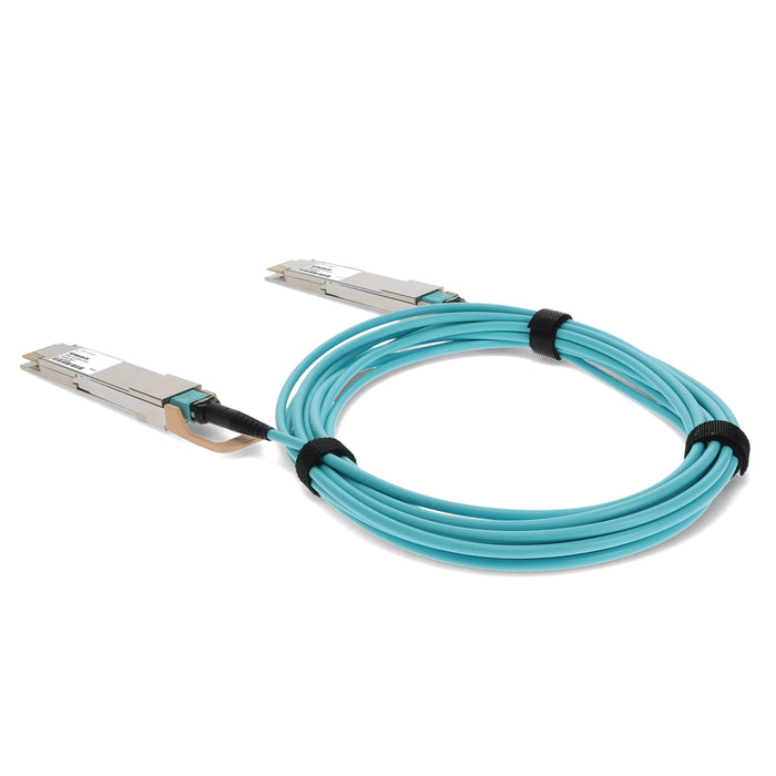 Ciena 160-9660-003 Compatible TAA 400GBase-AOC QSFP-DD to QSFP-DD Active Optical Cable (850nm, MMF, 3m)