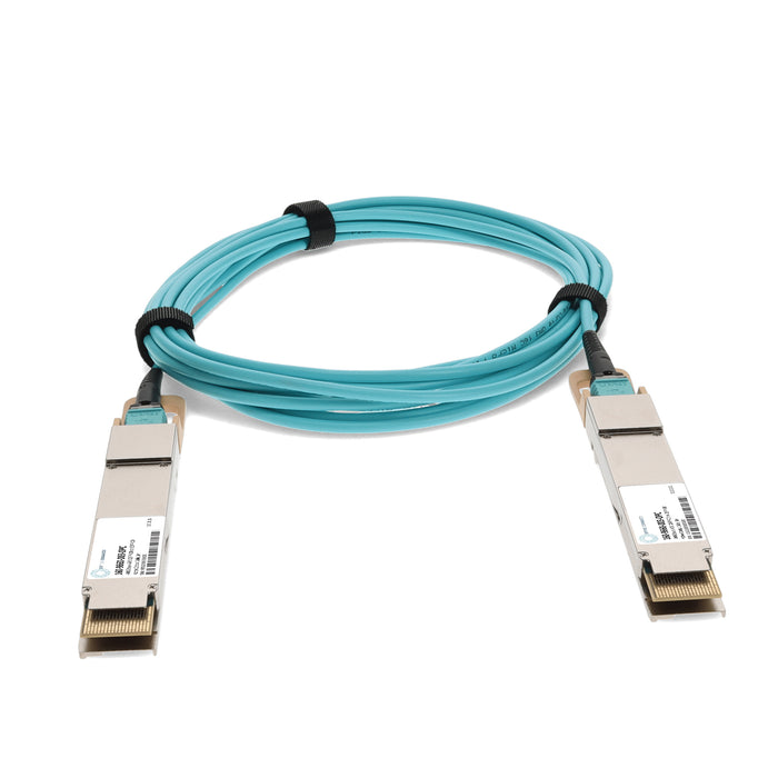 Ciena 160-9660-003 Compatible TAA 400GBase-AOC QSFP-DD to QSFP-DD Active Optical Cable (850nm, MMF, 3m)