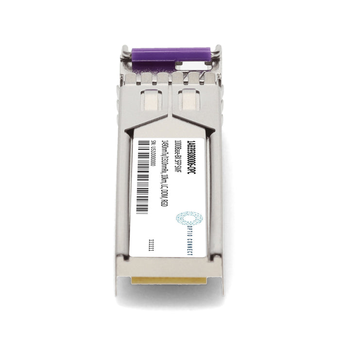 Alcatel-Lucent Nokia® 1AB393080006 Compatible TAA 1000Base-BX SFP Transceiver (SMF, 1490nmTx/1310nmRx, 10km, LC, DOM, -40 to 85C)