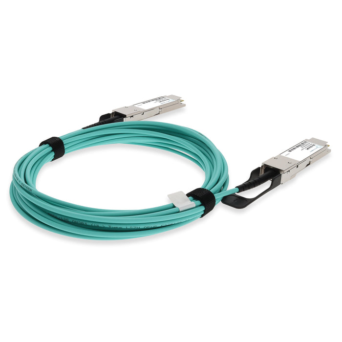 Dell 331-5216 Compatible TAA Compliant 40GBase-AOC QSFP+ Active Optical Cable (850nm, MMF, 10m)