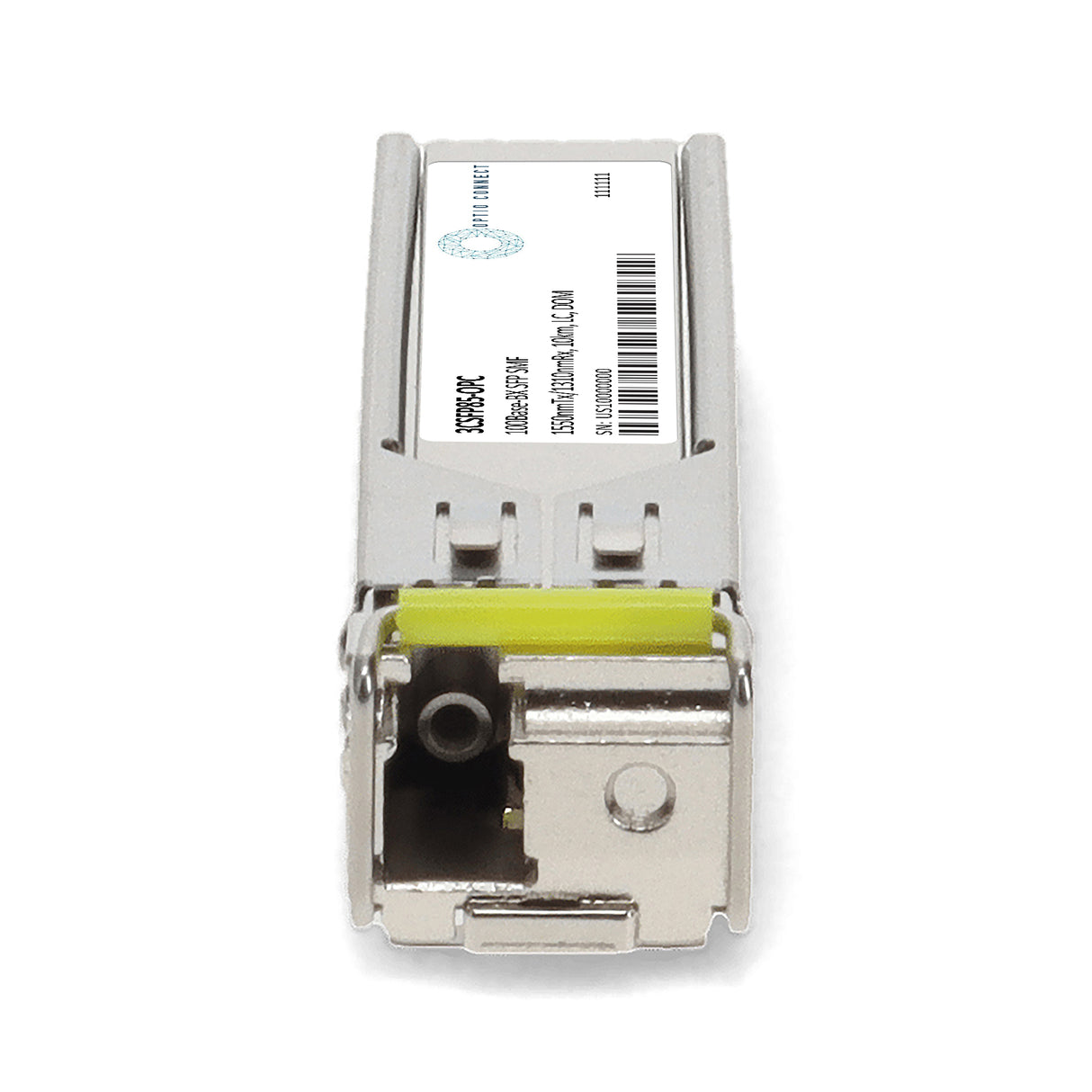HP® 3CSFP85 Compatible TAA 100Base-BX SFP Transceiver (SMF, 1550nmTx/1310nmRx, 10km, LC, DOM)