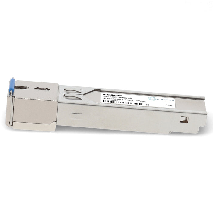 Alcatel-Lucent Nokia® 3FE47582AC Compatible TAA GPON OLT SFP B+ Transceiver (1490nmTx/1310nmRx, 2.5Gbps/1.25Gbps, 29.5dBm, SC, Rugged)