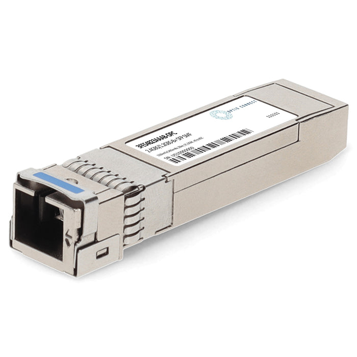 Alcatel-Lucent Nokia® 3FE54823AAAB Compatible TAA 2.4Gbs/1.2Gbs-B+ SFP Transceiver (SMF, 1310nmTx/1490nmRx, 20km, SC, DOM, -40 to 85C)