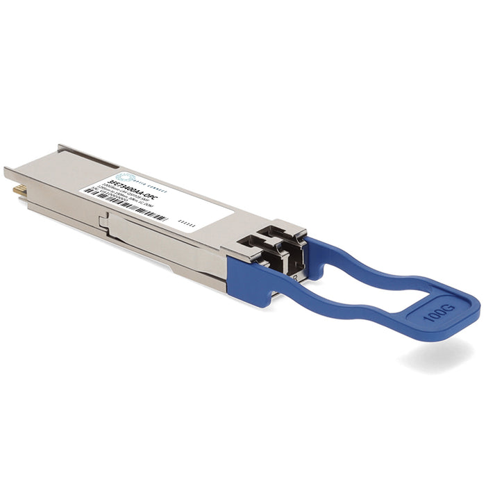Alcatel-Lucent Nokia® 3FE73400AA Compatible TAA 100GBase-LR4 QSFP28 Transceiver (SMF, 1295nm to 1309nm, 10km, LC, DOM)