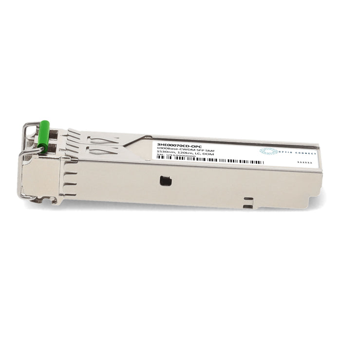 Alcatel-Lucent Nokia® 3HE00070CD Compatible TAA 1000Base-CWDM SFP Transceiver (SMF, 1530nm, 120km, LC, DOM)