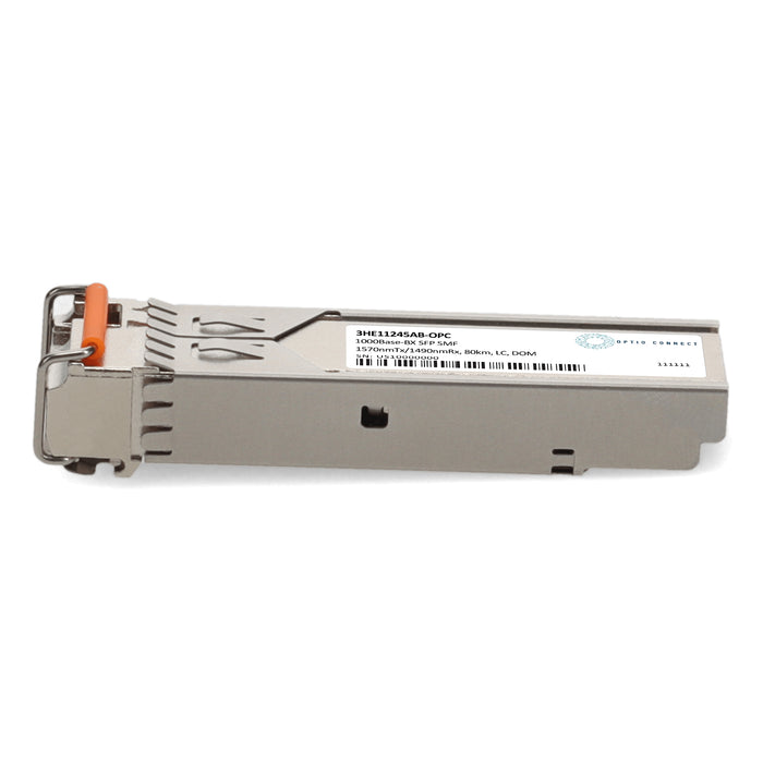 Alcatel-Lucent Nokia® 3HE11245AB Compatible TAA 1000Base-BX SFP Transceiver (SMF, 1570nmTx/1490nmRx, 80km, LC, DOM)