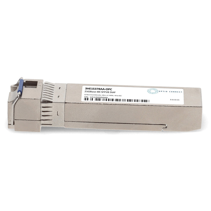 Alcatel-Lucent Nokia® 3HE15378AA Compatible TAA 25GBase-BX SFP28 Transceiver (SMF, 1270nmTx/1330nmRx, 10km, LC, DOM, -40 to 85C)