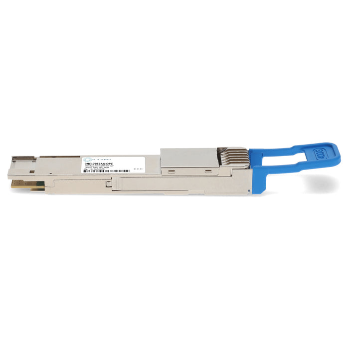 Alcatel-Lucent Nokia® 3HE17067AA Compatible TAA 400GBase-PLR4 QSFP-DD Transceiver (SMF, 1310nm, 10km, MPO, DOM, CMIS 4.0)