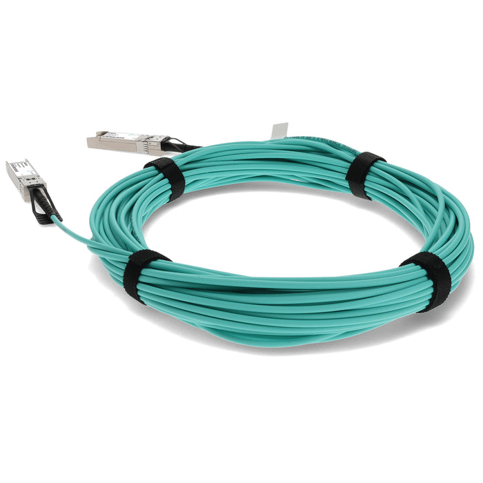 Dell 470-ABMJ Compatible TAA Compliant 10GBase-AOC SFP+ Active Optical Cable (850nm, MMF, 20m)