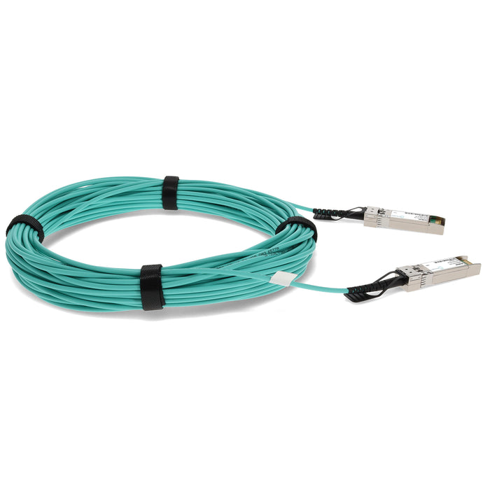 Dell 470-ABMJ Compatible TAA Compliant 10GBase-AOC SFP+ Active Optical Cable (850nm, MMF, 20m)