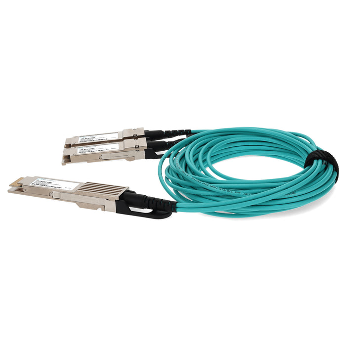 Dell 470-ACWC Compatible TAA Compliant 200GBase-AOC QSFP28-DD to 2xQSFP28 Active Optical Cable (850nm, MMF, 2m)