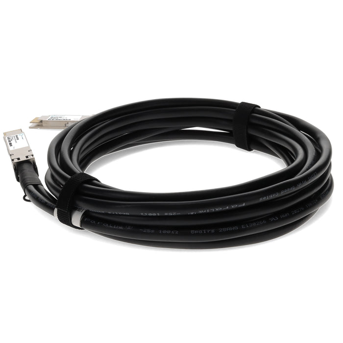 Dell 470-ACYY Compatible TAA Compliant 200GBase-CU QSFPDD Direct Attach Cable (Passive Twinax, 3m)