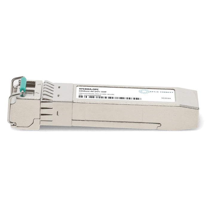 Alcatel-Lucent Nokia® 475342A Compatible TAA 10GBase-BX SFP+ Transceiver (SMF, 1330nmTx/1270nmRx, 20km, LC, DOM, -40 to 85C)
