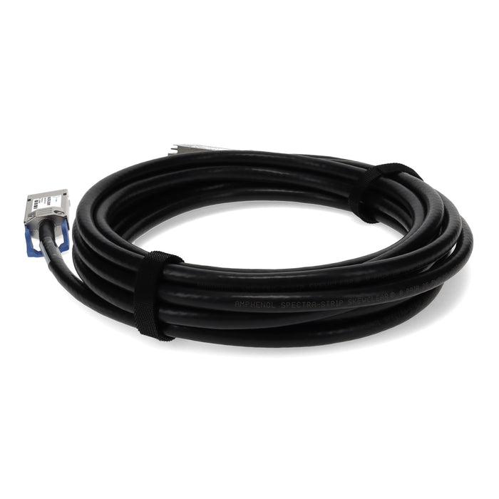 EMC 851-0173-01-12M Compatible MSA and TAA Compliant 10GBase-CX QSFP+ to CX4 Direct Attach Cable (Passive Twinax, 12m)