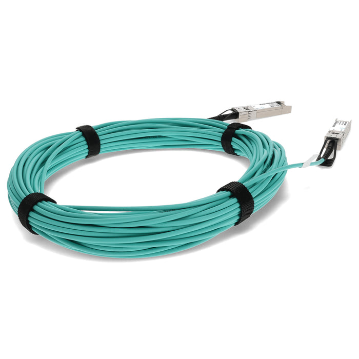 Dell AOC-SFP-10G-20M Compatible TAA Compliant 10GBase-AOC SFP+ Active Optical Cable (850nm, MMF, 20m)