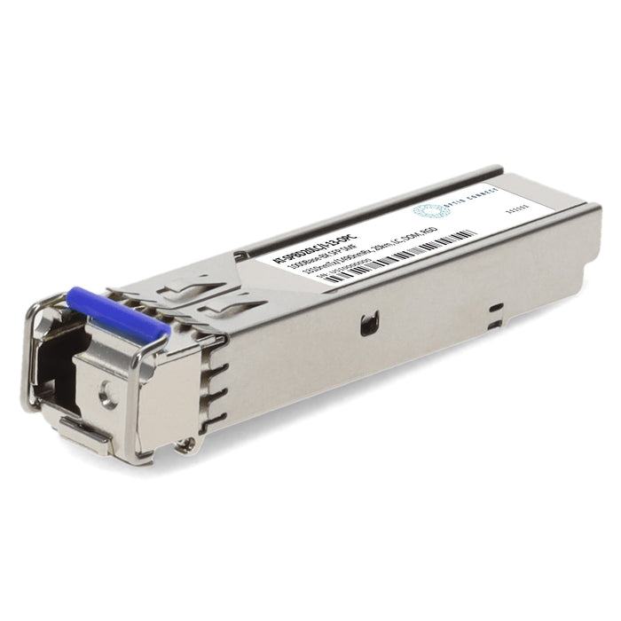 Allied Telesis® AT-SPBD20LC/I-13 Compatible TAA 1000Base-BX SFP Transceiver (SMF, 1310nmTx/1490nmRx, 20km, LC, DOM, -40 to 85C)
