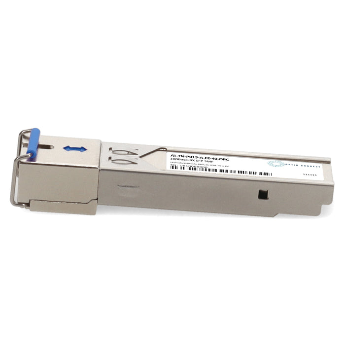 Allied Telesis® AT-TN-P015-A-FE-40 Compatible TAA 100Base-BX SFP Transceiver (SMF, 1310nmTx/1550nmRx, 40km, SC, DOM, -40 to 85C)