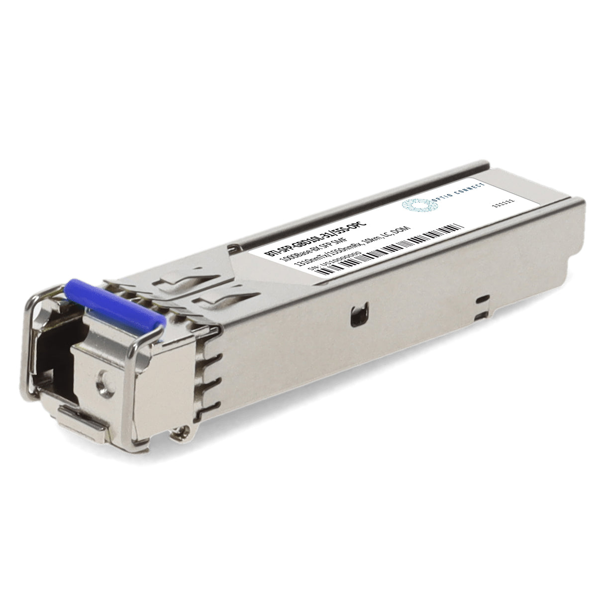 Juniper Networks® BTI-SFP-GBD10L-31/55S Compatible TAA 1000Base-BX SFP Transceiver (SMF, 1310nmTx/1550nmRx, 10km, LC, DOM)