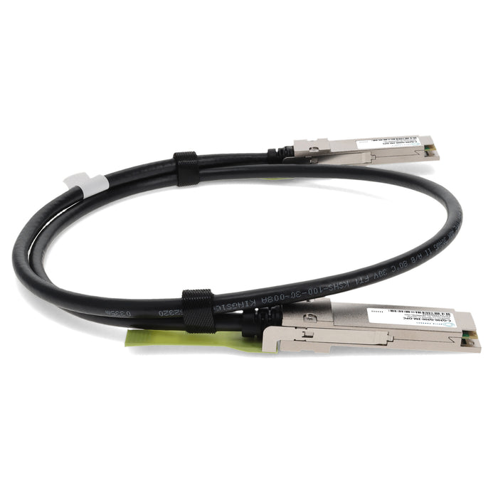 Arista Networks C-Q200-Q200-2M Compatible TAA Compliant 200GBase-CU QSFP56 Direct Attach Cable (Passive Twinax 2m)