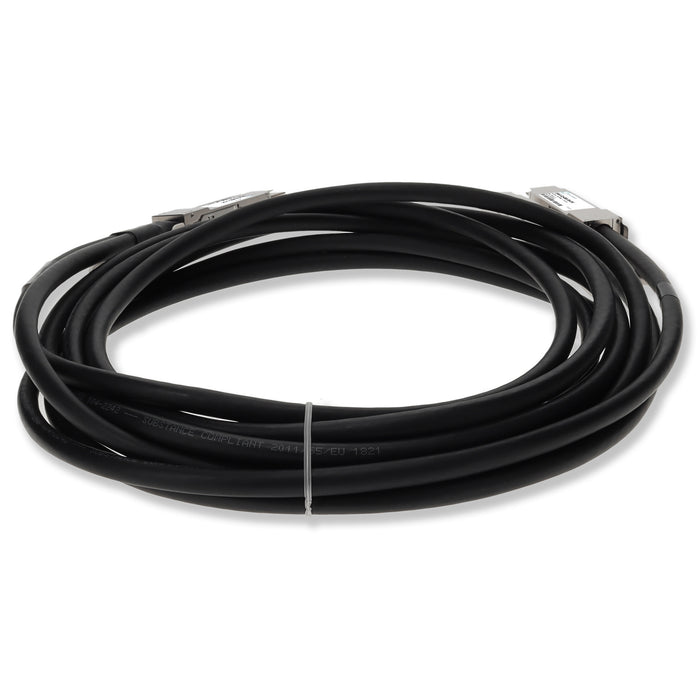 Arista Networks CAB-D-2Q-400G-3M Compatible TAA Compliant 400GBase-CU QSFP-DD 400G to 2xQSFP56 200G PAM-4 Direct Attach Cable (Passive Twinax, 3m)