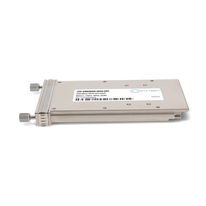 Juniper Networks® CFP-100GBASE-SR10 Compatible TAA 100GBase-SR10 CFP Transceiver (MMF, 850nm, 150m, MPO, DOM)