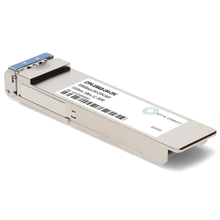 MSA and TAA 100GBase-LR4 CFP4 Transceiver (SMF, 1310nm, 10km, LC, DOM)