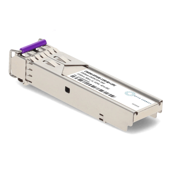 Cisco® CWDM-SFP10G-1330-80-I Compatible TAA 10GBase-CWDM SFP+ Transceiver (SMF, 1330nm, 80km, LC, DOM, -40 to 85C)