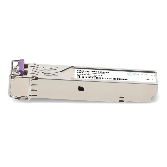 Brocade® (Formerly) E1MG-CWDM80-1490 Compatible TAA 1000Base-CWDM SFP Transceiver (SMF, 1490nm, 80km, LC, DOM)