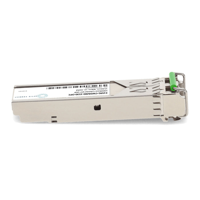 Brocade® (Formerly) E1MG-CWDM80-1530 Compatible TAA 1000Base-CWDM SFP Transceiver (SMF, 1530nm, 80km, LC, DOM)