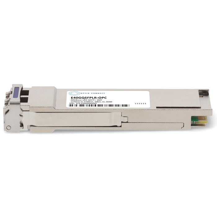 Intel® E40GQSFPLR Compatible TAA 40GBase-LR4 QSFP+ Transceiver (SMF, 1270nm to 1330nm, 10km, LC, DOM)