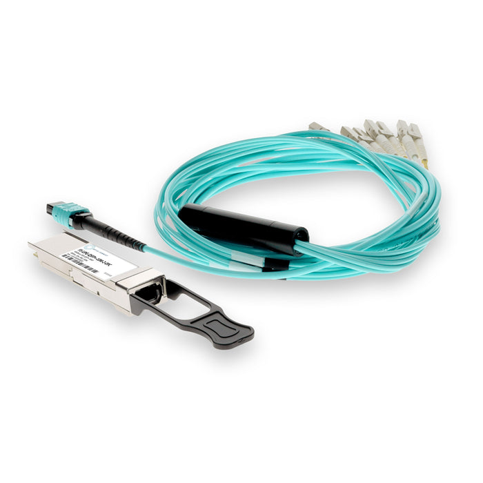F5 Networks® F5-UPG-QSFP+-10M-2 Compatible TAA 40GBase-SR4 QSFP+ Transceiver (MMF, 850nm, 10m, MPO, DOM)