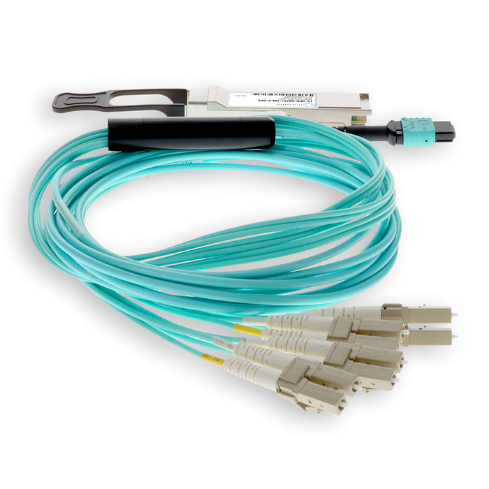 F5 Networks® F5-UPG-QSFP+-1M-2 Compatible TAA 40GBase-SR4 QSFP+ Transceiver (MMF, 850nm, 1m, MPO, DOM)