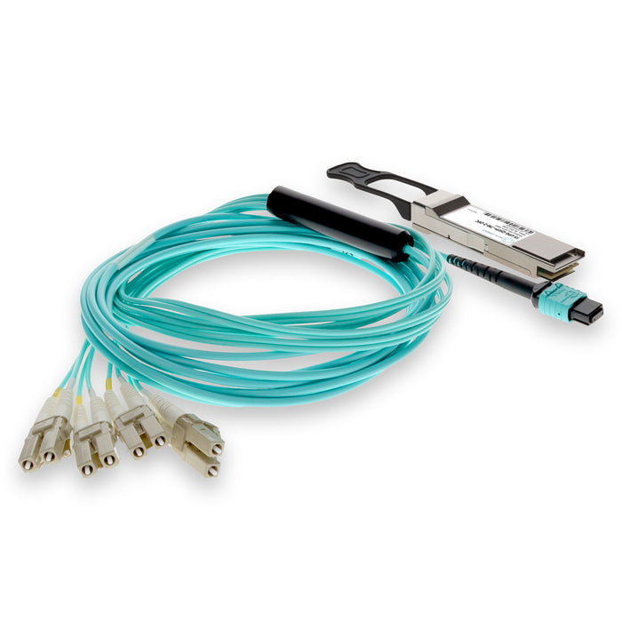 F5 Networks® F5-UPG-QSFP+-7M-2 Compatible TAA 40GBase-SR4 QSFP+ Transceiver (MMF, 850nm, 7m, MPO, DOM)