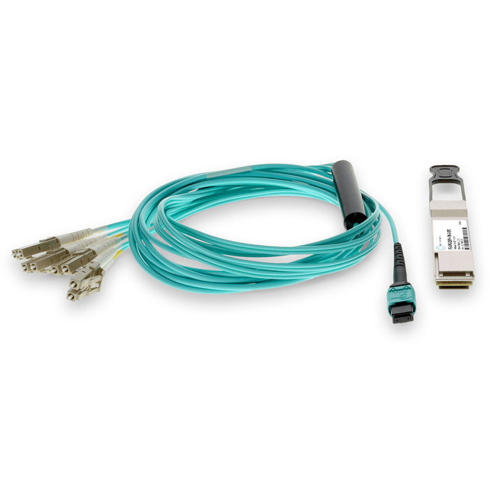 F5 Networks® F5-UPG-QSFP+-7M-2 Compatible TAA 40GBase-SR4 QSFP+ Transceiver (MMF, 850nm, 7m, MPO, DOM)