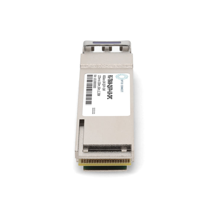 Fortinet® FG-TRAN-QSFP+LR Compatible TAA 40GBase-LR4 QSFP+ Transceiver (SMF, 1270nm to 1330nm, 10km, LC, DOM)